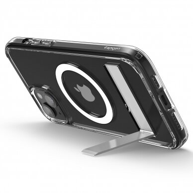 Apsauginis dėklas Spigen Ultra Hybrid S MagSafe, crystal clear - iPhone 15 Plus 9