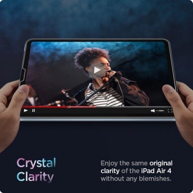 Apsauginis Stiklas Hartowane Spigen Glas.Tr ”Ez Fit” Ipad Air 4/5 2020/2021 / iPad Pro 11 13