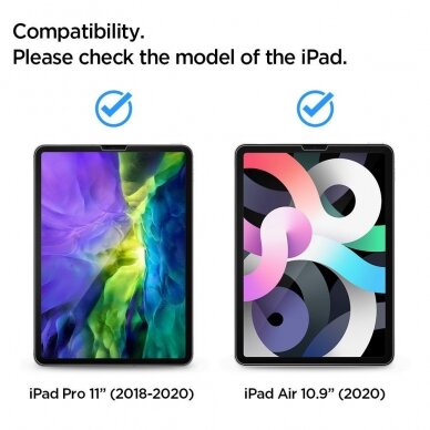 Apsauginis Stiklas Hartowane Spigen Glas.Tr ”Ez Fit” Ipad Air 4/5 2020/2021 / iPad Pro 11 9