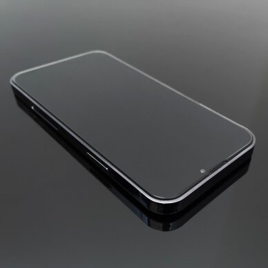 Apsauginis stiklas Privacy glass Anti Spy filter iPhone 15 Pro Max Wozinsky Privacy Glass - Juodas 3