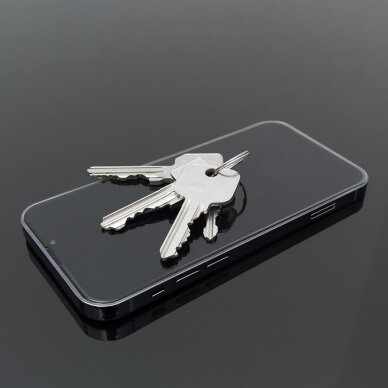 Apsauginis stiklas Privacy glass Anti Spy filter iPhone 15 Pro Max Wozinsky Privacy Glass - Juodas 5
