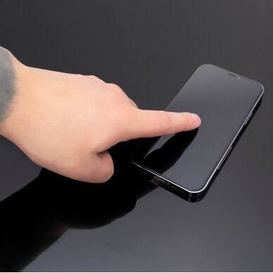 Apsauginis stikliukas 2 vnt. Case Friendly Wozinsky Full Glue iPhone 15 - Juodas 7