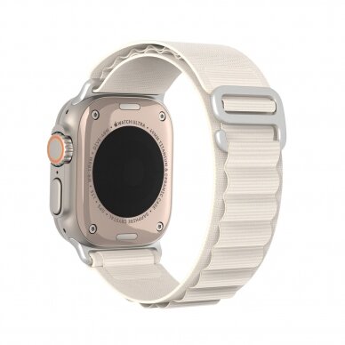 Apyrankė Dux Ducis Strap GS Version Sport Apple Watch Ultra/9/8/7/6/SE/5/4/3/2/1 (42, 44, 45, 49mm) - Balta 4