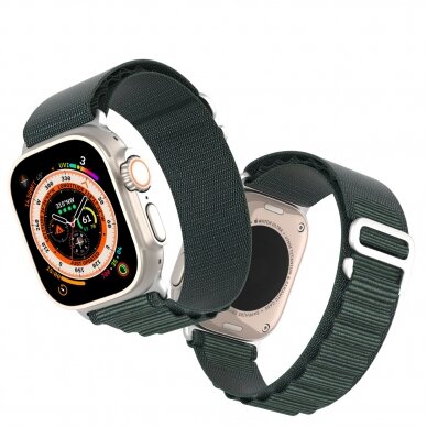 Apyrankė Dux Ducis Strap GS Version Sports Apple Watch 9 / 8 / 7 / 6 / SE / 5 / 4 / 3 / 2 / 1 (41, 40, 38 mm) - Žalia 7