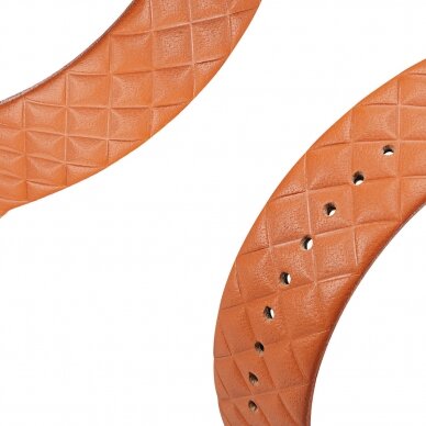 Apyrankė Dux Ducis Strap Leather Watch 9/8/7/6/5/4/3/2 / SE (45/44 / 42mm) Oranžinė 3