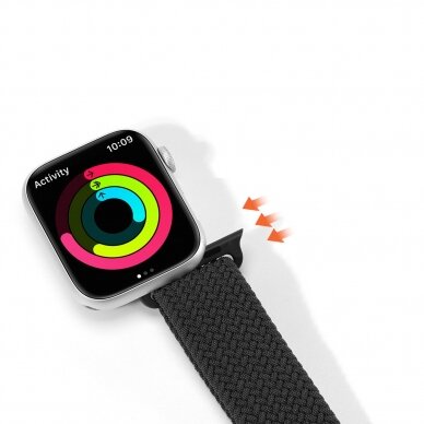 Apyrankė Dux Ducis Strap (Mixture II ) Apple Watch Ultra, SE, 9, 8, 7, 6, 5, 4, 3, 2, 1 (49, 45, 44, 42 mm) Juoda 9