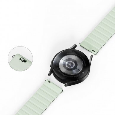 Apyrankė Dux Ducis Universal Magnetic Samsung Galaxy Watch 3 45mm / S3 / Huawei Watch Ultimate / GT3 SE 46mm (22mm LD Version) - Žalia 10