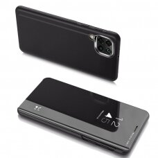 Samsung Galaxy A22 Atverčiamas dėklas Clear View Case 5G Juodas