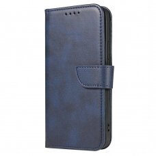 Atverčiamas Dėklas Magnet Case elegant bookcase Samsung Galaxy A42 5G Mėlynas