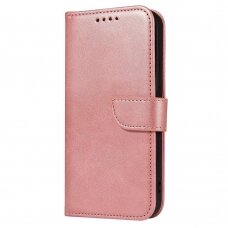 Samsung Galaxy A53 5G Atverčiamas dėklas Magnet Case elegant Rožinis