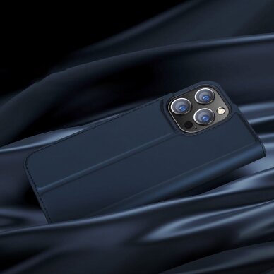 Iphone 13 Pro Max Atverčiamas dėklas Dux Ducis Skin Pro  auksinis 10