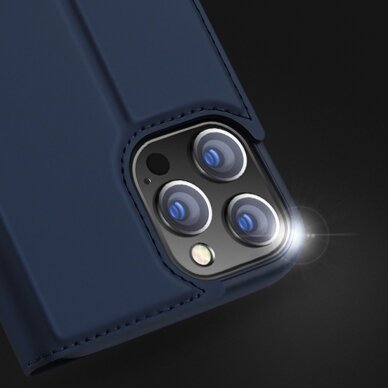 Iphone 13 Pro Max Atverčiamas dėklas Dux Ducis Skin Pro  auksinis 16