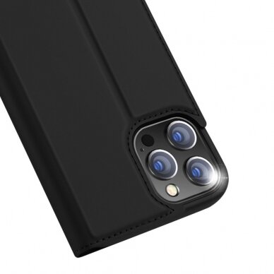Iphone 13 Pro Max Atverčiamas dėklas Dux Ducis Skin Pro  juodas 2