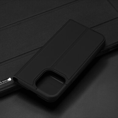 Iphone 13 Pro Max Atverčiamas dėklas Dux Ducis Skin Pro  juodas 21
