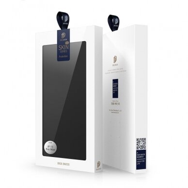 Iphone 13 Pro Max Atverčiamas dėklas Dux Ducis Skin Pro  juodas 4