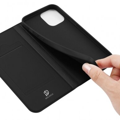 Iphone 13 Pro Max Atverčiamas dėklas Dux Ducis Skin Pro  juodas 7