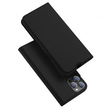 Iphone 13 Pro Max Atverčiamas dėklas Dux Ducis Skin Pro  juodas