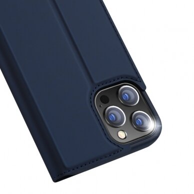 Iphone 13 Pro Max Atverčiamas dėklas Dux Ducis Skin Pro  mėlynas 2