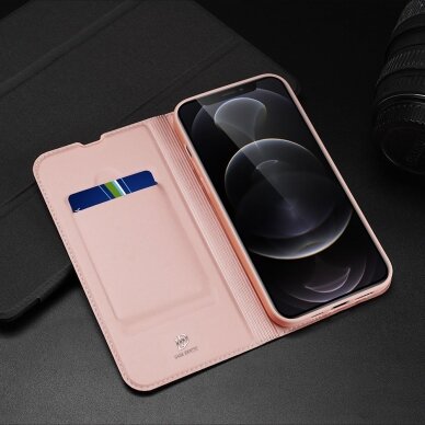 Iphone 13 Pro Max Atverčiamas dėklas Dux Ducis Skin Pro  Rožinis 23