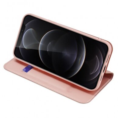 Iphone 13 Pro Max Atverčiamas dėklas Dux Ducis Skin Pro  Rožinis 3