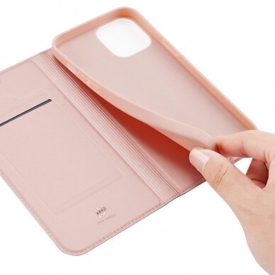 Iphone 13 Pro Max Atverčiamas dėklas Dux Ducis Skin Pro  Rožinis 7