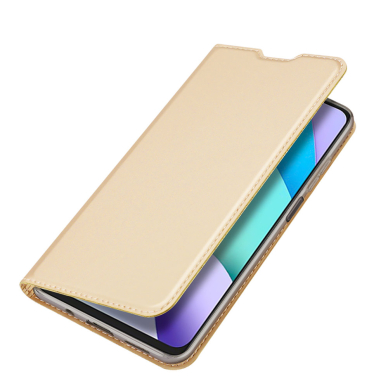 Atverčiamas dėklas Dux Ducis Skin Pro Xiaomi Redmi 10 Auksinis 3
