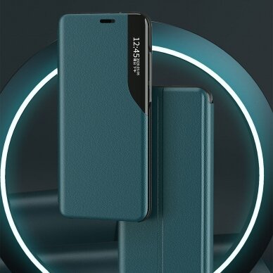 Iphone 13 Atverčiamas dėklas Eco Leather View  Oranžinis 1