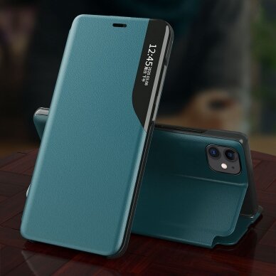 Iphone 13 Atverčiamas dėklas Eco Leather View  Oranžinis 3