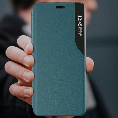 Iphone 13 Atverčiamas dėklas Eco Leather View  Oranžinis 8