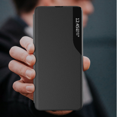 Atverčiamas dėklas Eco Leather View Poco M4 Pro 5G Juodas 13