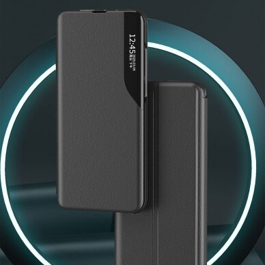 Atverčiamas dėklas Eco Leather View Samsung Galaxy S22 Plus Mėlynas 7