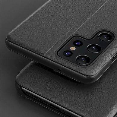 Atverčiamas dėklas Eco Leather View Samsung S24 Ultra with flap - Juodas 7