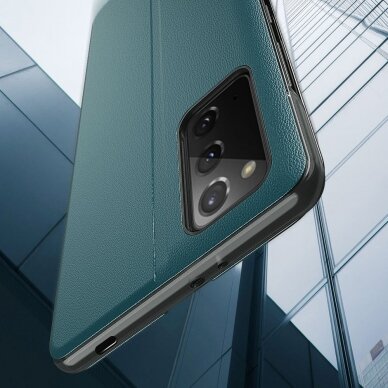 Atverčiamas dėklas Eco Leather View skirta Xiaomi Poco M3 Mėlynas 3
