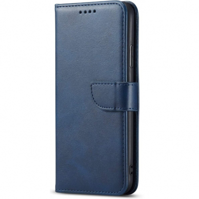 Atverčiamas dėklas eko odos Wallet Samsung A546 A54 5G mėlynas
