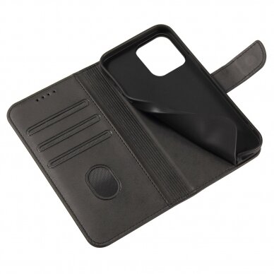 Iphone 13 Pro Atverčiamas dėklas Magnet Case elegant  Juodas 5
