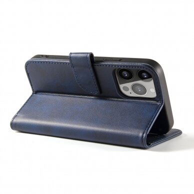 Iphone 13 Pro Atverčiamas dėklas Magnet Case elegant  Mėlynas 3