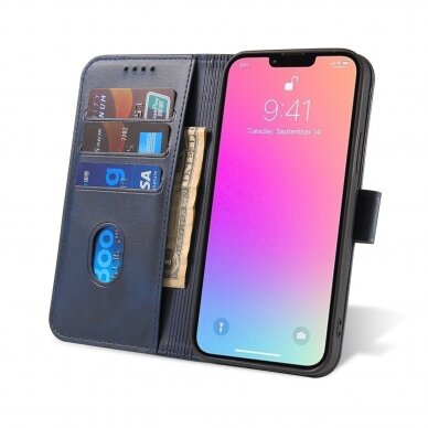 Iphone 13 Pro Atverčiamas dėklas Magnet Case elegant  Mėlynas 4