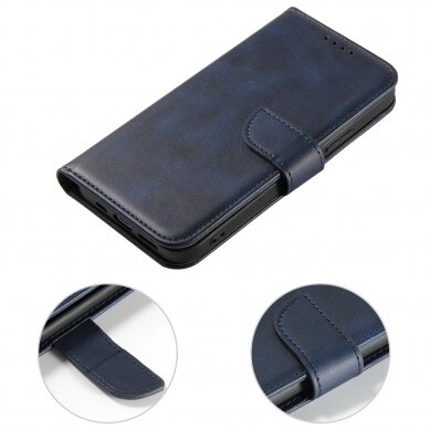 Iphone 13 Pro Atverčiamas dėklas Magnet Case elegant  Mėlynas 6