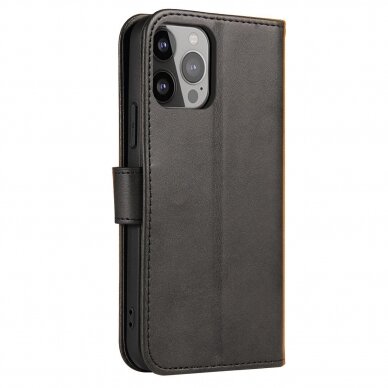 Atverčiamas dėklas Magnet Case Vivo Y35 / Vivo Y22 / Vivo Y22s cover with flip wallet stand juodas 3