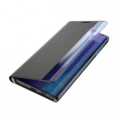 Iphone 13 Pro Max Atverčiamas dėklas New Sleep Case Bookcase  Juodas 3