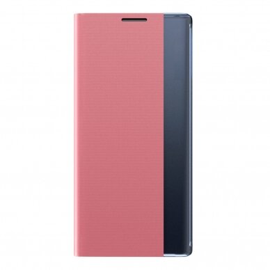 Iphone 13 Pro Max Atverčiamas dėklas New Sleep Case Bookcase  Rožinis 1