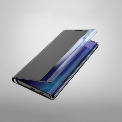 Samsung Galaxy A02s Atverčiamas dėklas New Sleep Case Bookcase Mėlynas 4