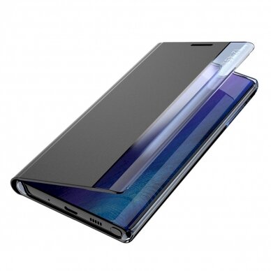 Atverčiamas dėklas New Sleep case Samsung S24 Ultra with flap - Juodas 3
