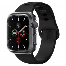 AUKŠTOS KOKYBĖS DĖKLAS Spigen Ultra Hybrid Apple Watch 4/5/6/SE (44mm) permatomas