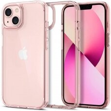 Iphone 13 AUKŠTOS KOKYBĖS DĖKLAS SPIGEN ULTRA HYBRID  ROSE CRYSTAL