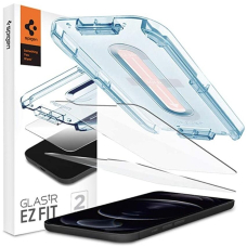 Iphone 12 Pro Max Aukštos kokybės grūdintas stiklas Spigen Glass.Tr ”Ez Fit” 2-Pack