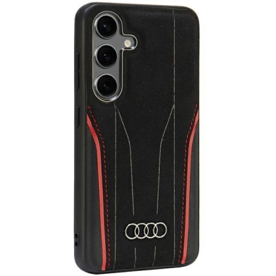 Audi Genuine Odinis MagSafe S24 S921 Juodas-Raudonas hardcase AU-TPUPCS24-R8/D3-RD 2