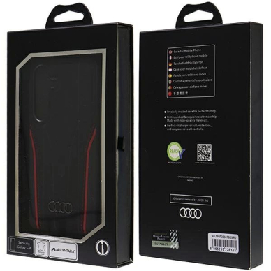Audi Genuine Odinis MagSafe S24 S921 Juodas-Raudonas hardcase AU-TPUPCS24-R8/D3-RD 6