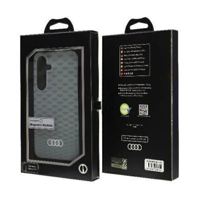 Audi IML Stitching Pattern MagSafe Dėklas S24 S921gray/gey hardcase AU-IMLMS24-Q5/D3-GY 6