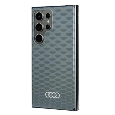 Audi IML Stitching Pattern MagSafe Dėklas S24 Ultra S928 Pilkas/Pilkas hardcase AU-IMLMS24U-Q5/D3-GY 2